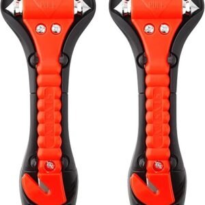 2-in-1 Car Safety Hammer & Seat Belt Cutter Set