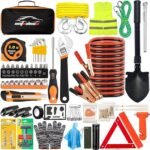 82-Piece AUTODECO Car Emergency Kit with Jumper Cable