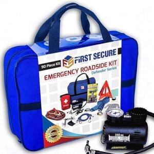 90-Piece Car Emergency Kit for Ultimate Road Safety