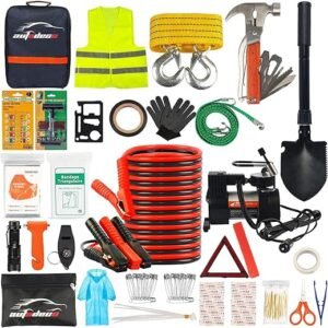 Essential AUTODECO 118-Piece Car Emergency Kit