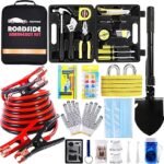 HAIPHAIK 124-Pc Car Emergency Roadside Safety Kit