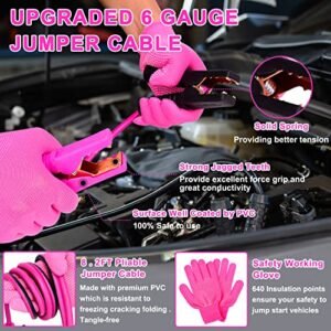 Pink Car Emergency Kit: Essential Roadside Accessories for Women