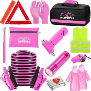 Pink Roadside Emergency Kit: Essential Winter Safety Gear