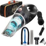 Powerful Portable Car Vacuum with 16ft Cord & Attachments